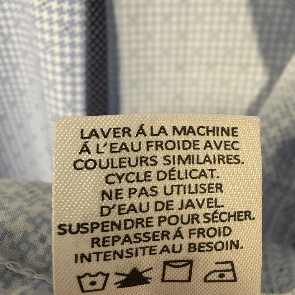 WRK Men's Blue Patterned Shirt - Picture 4 of 6